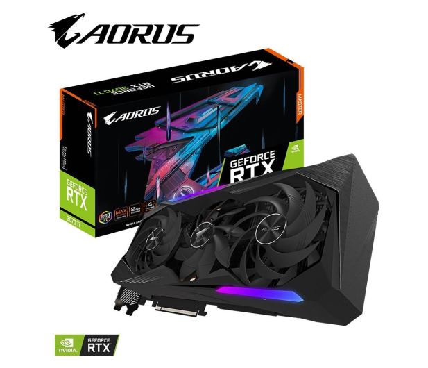 Gigabyte GeForce RTX 3070 Ti AORUS MASTER LHR 8GB GDDRX6 - 659844 - zdjęcie 10